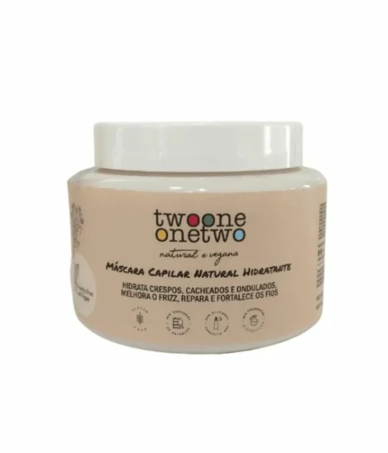 Mascara Capilar Natural Hidratante Cacho Terapia Chia e Linhaca Twoon