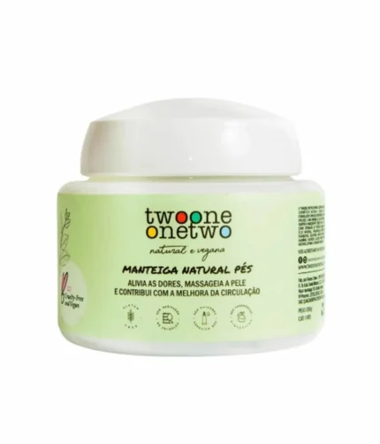 Manteiga Natural Pes Karite e Alecrim Twoone Onetwo Natural Vegana